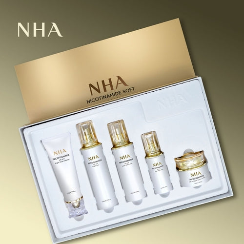 Nicotinamide skin care products for brightening skin tone